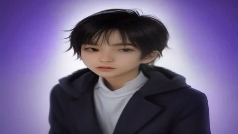 一名大学生在图书馆用平板电脑使用色花堂进行资讯检索，屏幕上显示清晰的分类导航界面，周围是整齐的书架